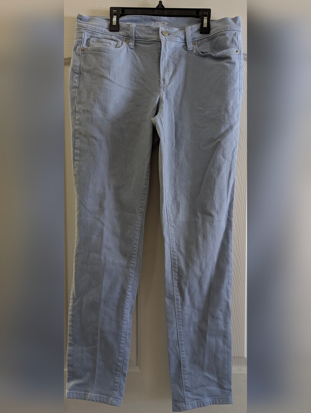 LOFT Light Blue Denim Jeans with Branded Button